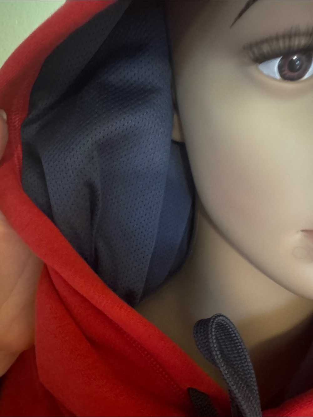 Under Armour Red Pullover Hoodie with Front Pocket - Picture 5 of 6